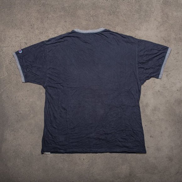 CHAMPION T SHIRT MENS NAVY 2XL - Picture 4 of 4